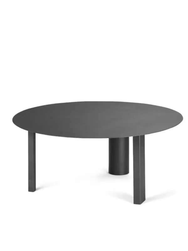 Artek Tische-Serax Metal Sculptures Beistelltisch, L, schwarze Rohre