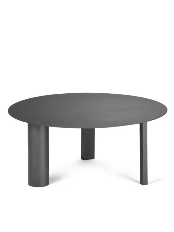 Artek Tische-Serax Metal Sculptures Beistelltisch, L, schwarze Rohre