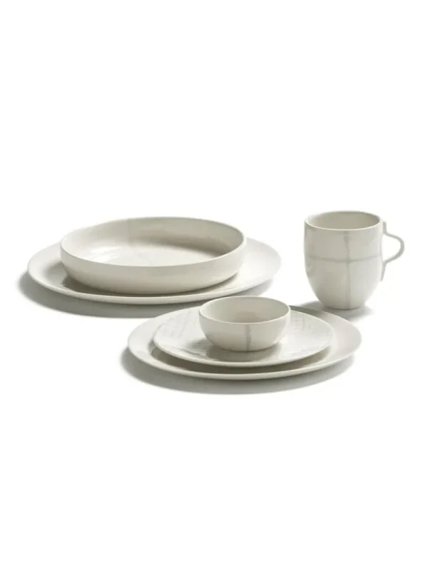 Serax Geschirr^Zuma tiefer Teller, S, 20,5 cm, Salt