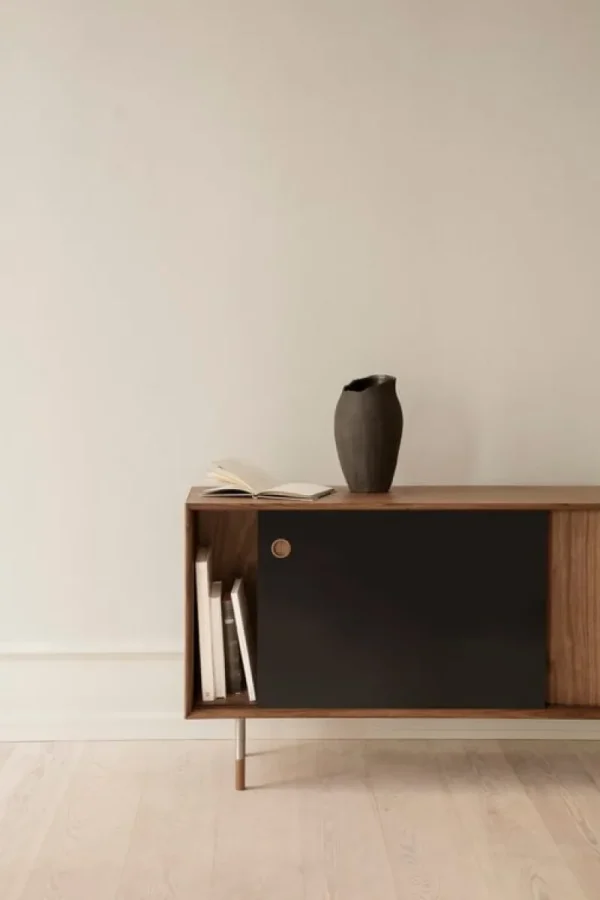 Iittala Vasen-Sibast Magnolia Vase, Schwarz