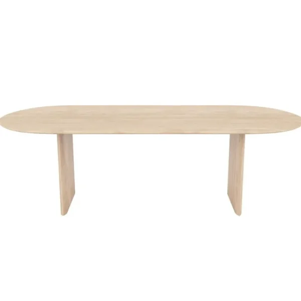 Normann Copenhagen Tische-Sibast No 7 Esstisch, oval, 200 x 95 x 74 cm, weiß geölte Eiche