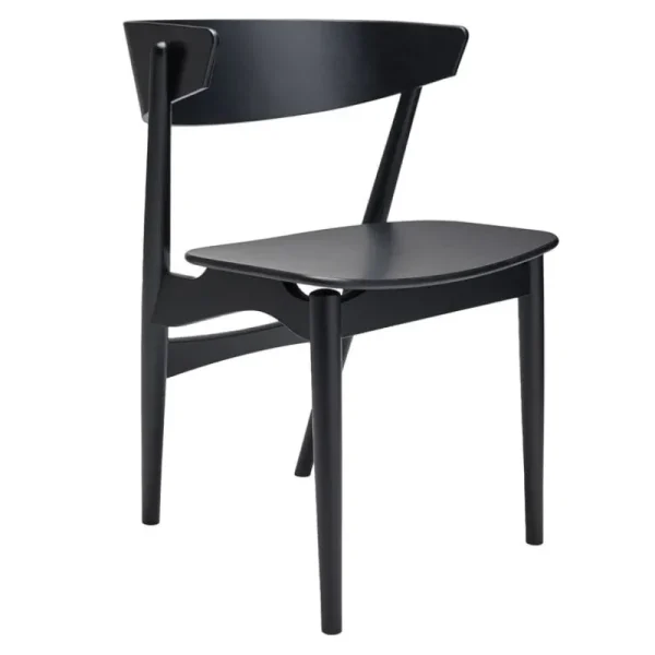 Audo Copenhagen Sitzgelegenheiten-Sibast No 7 Stuhl, Buche schwarz