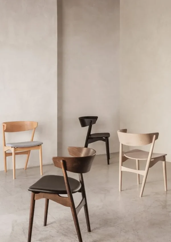 Audo Copenhagen Sitzgelegenheiten-Sibast No 7 Stuhl, Buche schwarz