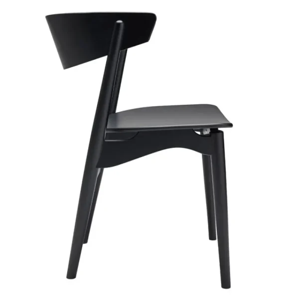 Audo Copenhagen Sitzgelegenheiten-Sibast No 7 Stuhl, Buche schwarz