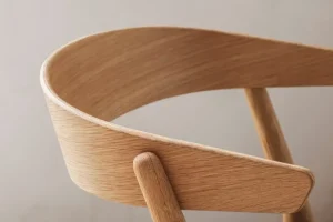 Vitra Sitzgelegenheiten-Sibast No 9 Stuhl, Eiche geölt – anthrazitfarbenes Leder