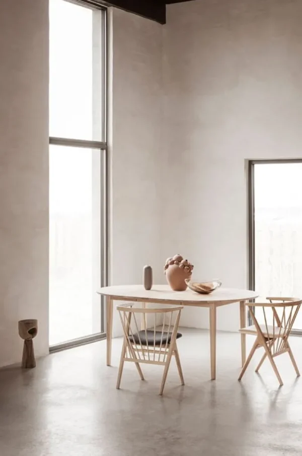 Knoll Tische-Sibast No 3 Tisch, 120 cm, ausziehbar, Eiche weiß geölt