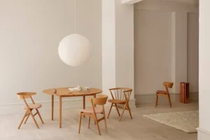 Knoll Tische-Sibast No 3 Tisch, 120 cm, ausziehbar, Eiche weiß geölt