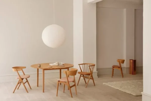 Knoll Tische-Sibast No 3 Tisch, 120 cm, ausziehbar, Eiche weiß geölt