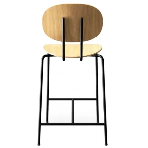 Sibast Sitzgelegenheiten-Piet Hein Tresenhocker, 65 cm, Schwarz - Eiche weiß lackiert