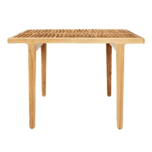 Sibast Terrassenmöbel^RIB Esstisch, 100 x 100 cm, Teak - Edelstahl