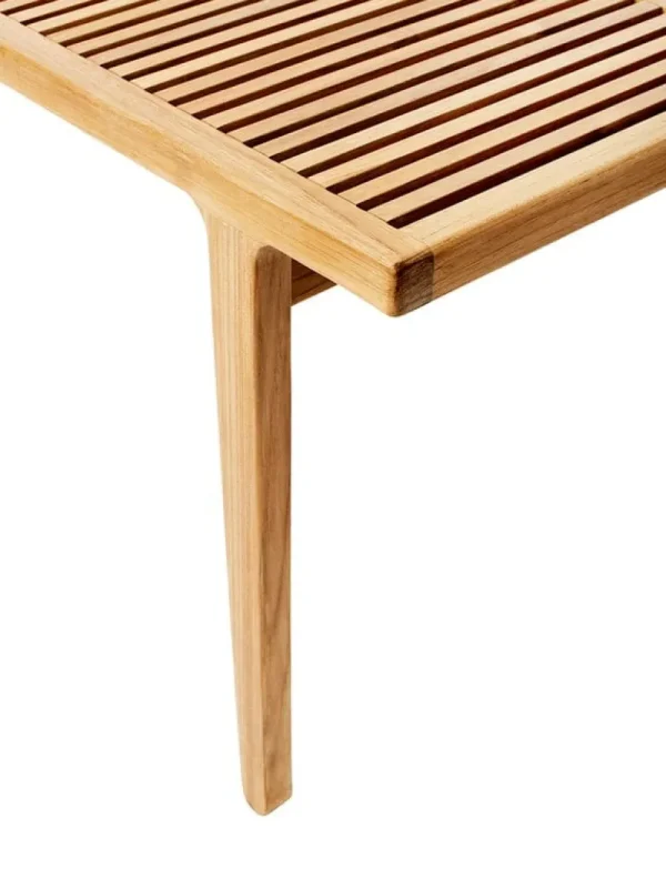 Sibast Terrassenmöbel^RIB Esstisch, 100 x 100 cm, Teak - Edelstahl