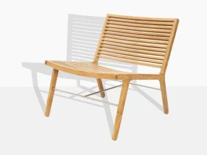 Sibast Terrassenmöbel^RIB Loungesessel, Teak - Edelstahl