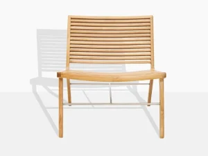 Sibast Terrassenmöbel^RIB Loungesessel, Teak - Edelstahl