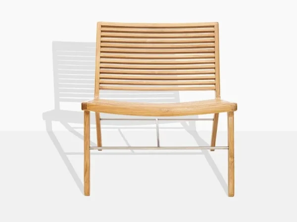 Sibast Terrassenmöbel^RIB Loungesessel, Teak - Edelstahl