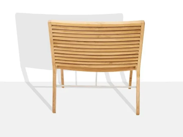 Sibast Terrassenmöbel^RIB Loungesessel, Teak - Edelstahl