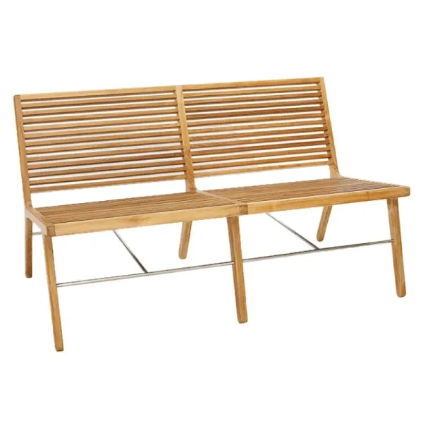 Sibast Terrassenmöbel^RIB Loungesofa, Teak - Edelstahl