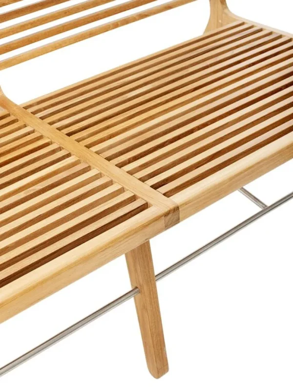 Sibast Terrassenmöbel^RIB Loungesofa, Teak - Edelstahl