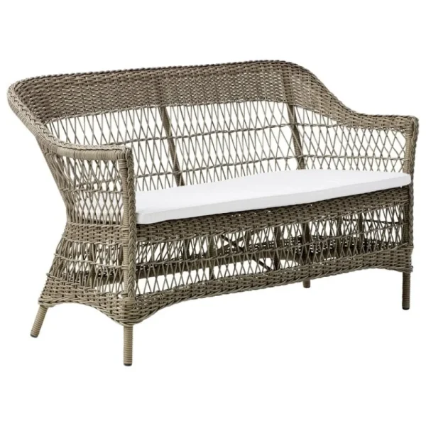 Sika-Design Terrassenmöbel | Sofas Und Liegen^Charlot 2-Sitzer-Sofa, Antikgrau – Weiß