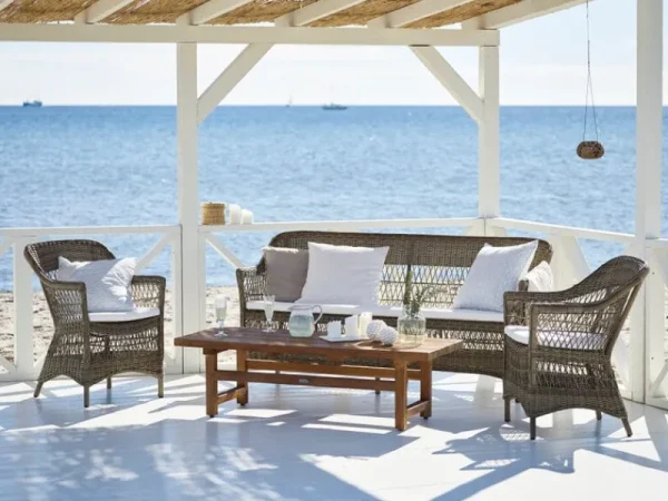 Sika-Design Terrassenmöbel | Sofas Und Liegen^Charlot 2-Sitzer-Sofa, Antikgrau – Weiß