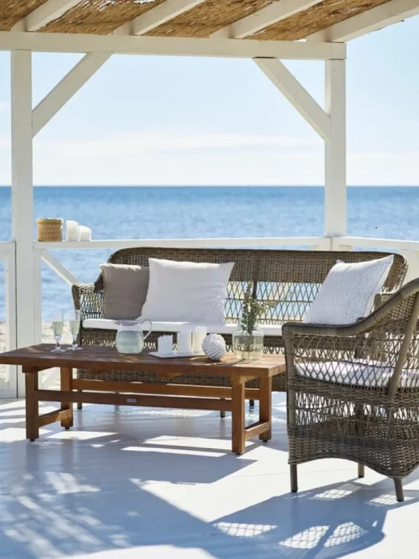 Sika-Design Terrassenmöbel | Sofas Und Liegen^Charlot 2-Sitzer-Sofa, Antikgrau – Weiß