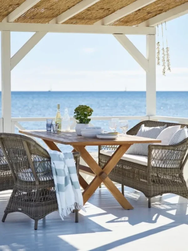 Sika-Design Terrassenmöbel | Sofas Und Liegen^Charlot 2-Sitzer-Sofa, Antikgrau – Weiß