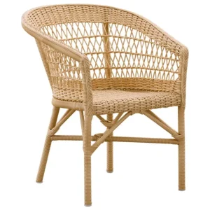 Sika-Design Terrassenmöbel | Sitzgelegenheiten^Emma Stuhl, Natur – Weiß