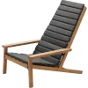 Skagerak Outdoor-textilien^Between Lines Liegestuhlkissen, grau