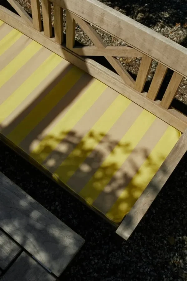 Skagerak Outdoor-textilien^Drachmann seat cushion, lemon - sand