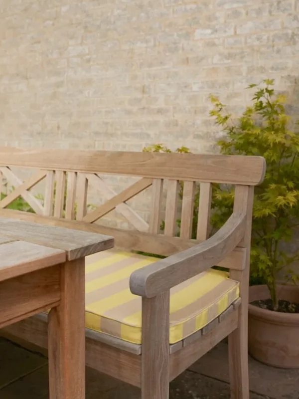Skagerak Outdoor-textilien^Drachmann seat cushion, lemon - sand