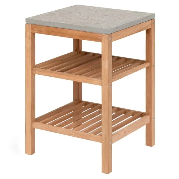 Skagerak Terrassenmöbel | Tische^Pantry Module 1, teak - limestone