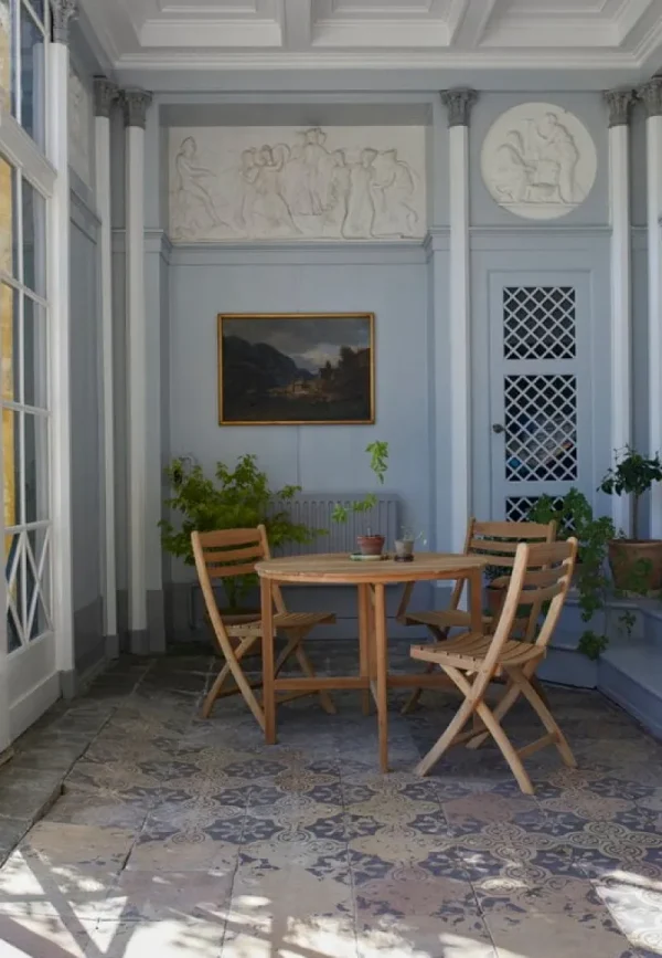 Skagerak Terrassenmöbel^Selandia Tisch, 94 cm, rund