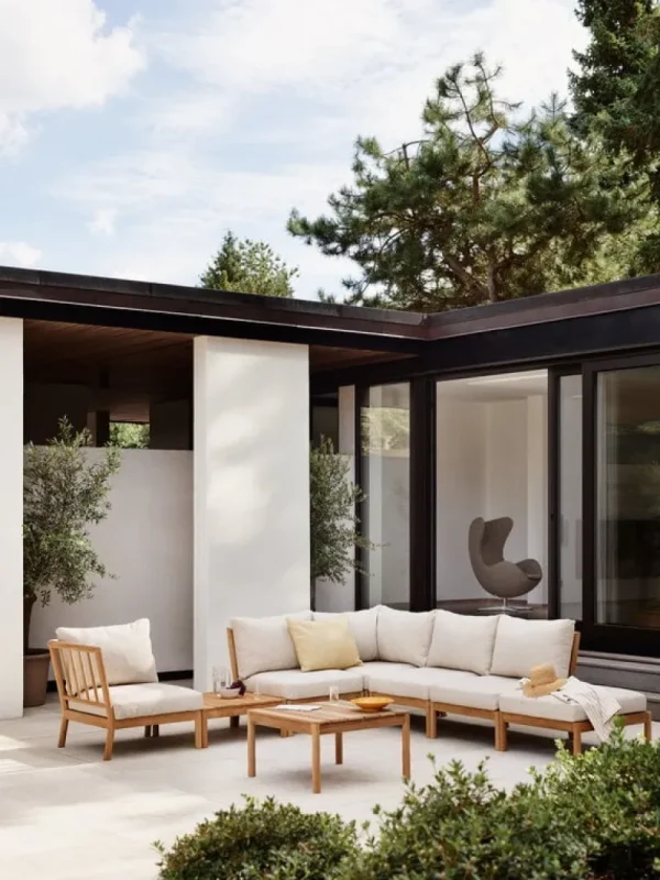 Skagerak Terrassenmöbel | Tische^Tradition Loungetisch, hoch, Teakholz