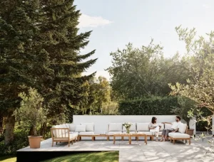 Skagerak Terrassenmöbel | Tische^Tradition Loungetisch, hoch, Teakholz