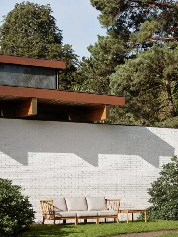 Skagerak Terrassenmöbel | Tische^Tradition Loungetisch, hoch, Teakholz