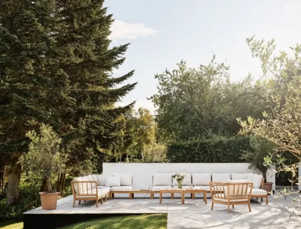 Skagerak Terrassenmöbel | Tische^Tradition Loungetisch, hoch, Teakholz