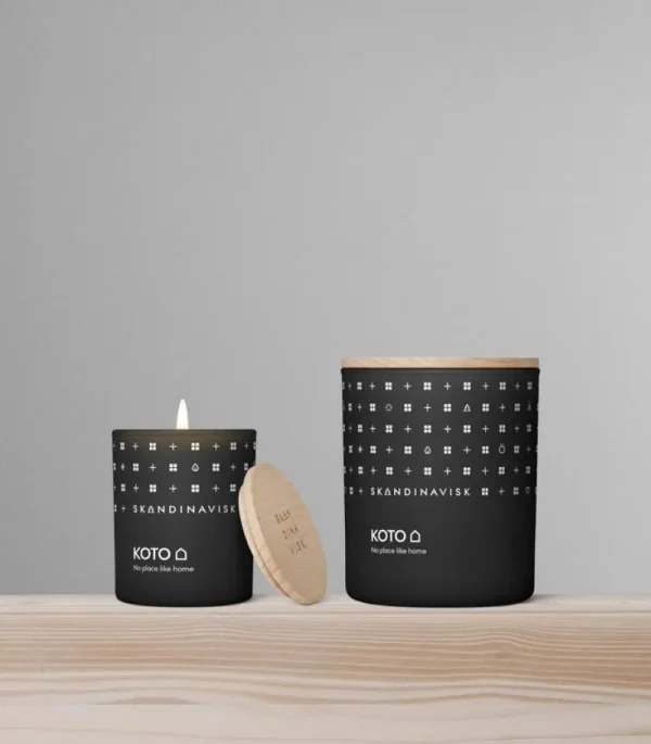 HAY Kerzen Und Kerzenhalter-Skandinavisk Duftkerze mit Deckel, KOTO, klein