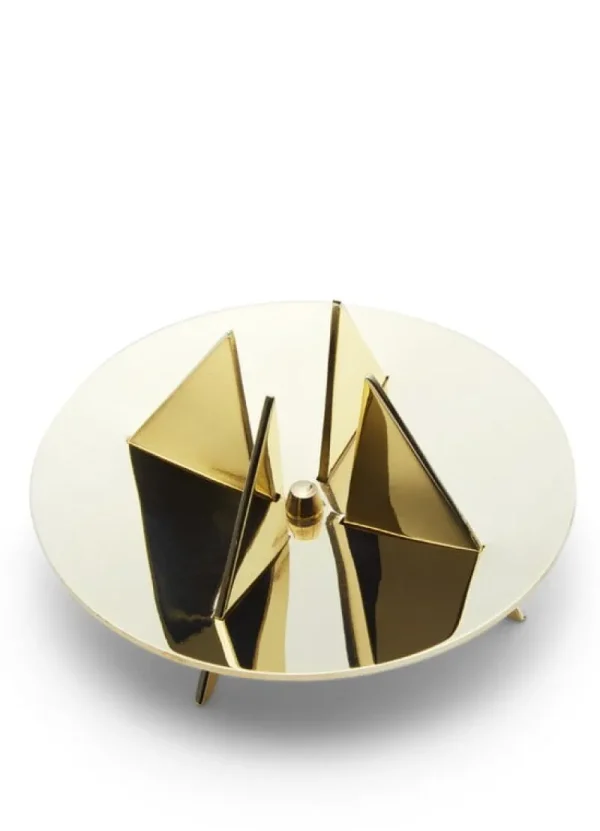 Normann Copenhagen Kerzen Und Kerzenhalter-Skultuna Festivitas Kerzenhalter, poliertes Messing