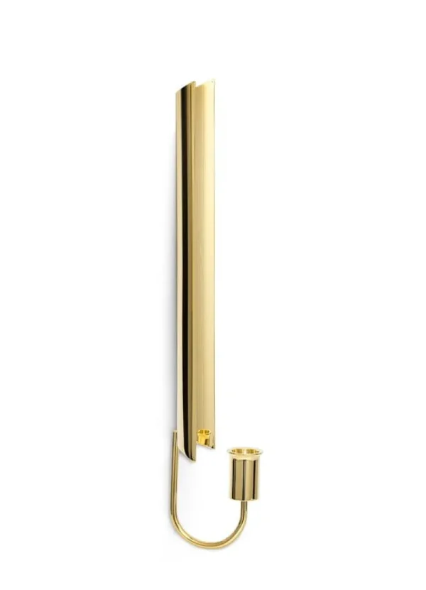Normann Copenhagen Kerzen Und Kerzenhalter-Skultuna Reflex Wandleuchte, poliertes Messing