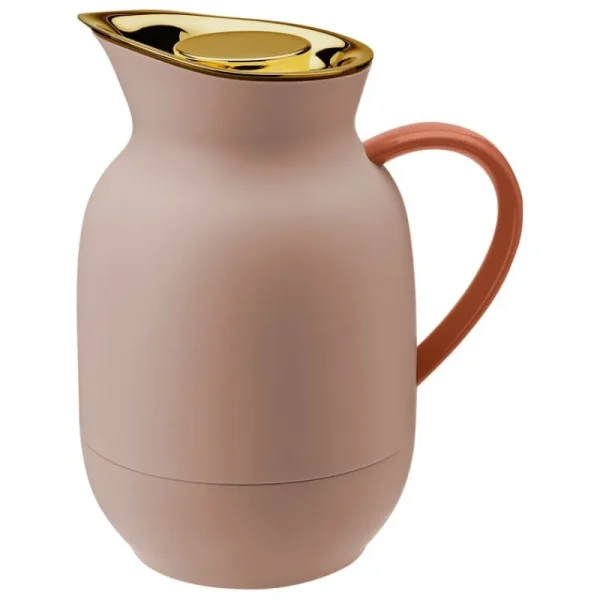 Stelton Karaffen Und Krüge^Amphora Isolierkanne für Kaffee, 1 l, weiches Pfirsichrosa