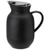 Stelton Karaffen Und Krüge^Amphora Isolierkanne für Kaffee, 1 l, weiches Schwarz