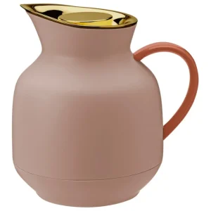 Stelton Karaffen Und Krüge^Amphora Isolierkanne für Tee, 1 l, weiches Pfirsichrosa