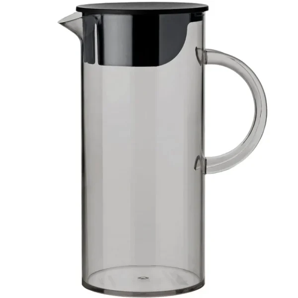 Stelton Karaffen Und Krüge^EM77 Kanne mit Deckel, 1,5 l, Rauchgrau