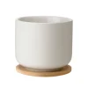 Stelton Geschirr^Theo Teetasse mit Untersetzer, sandbeige