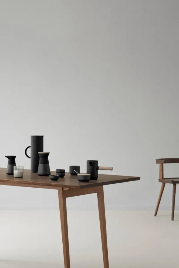 Stelton Geschirr^Theo Teetasse mit Untersetzer, schwarz