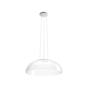 Stilnovo Deckenleuchten-Demi Pendelleuchte, 70 cm, Phasenanschnitt, weiß