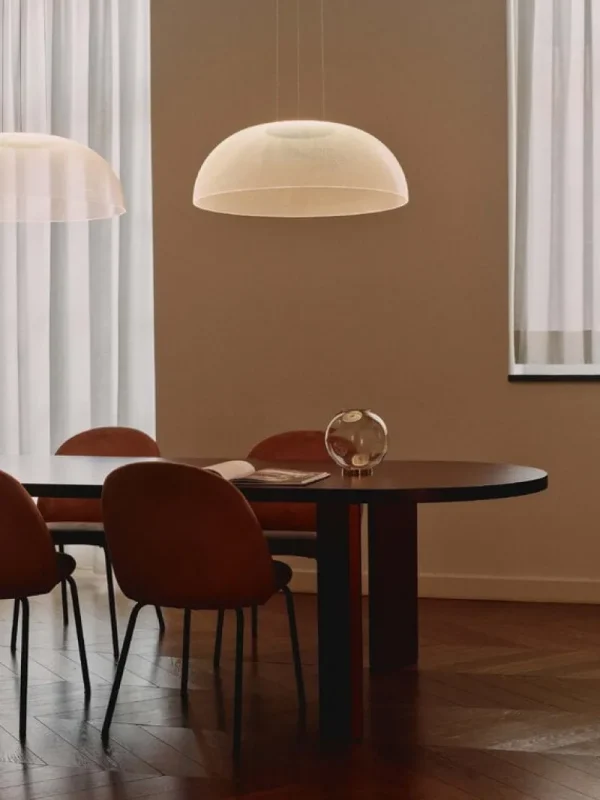 Fritz Hansen Deckenleuchten-Stilnovo Demi Pendelleuchte, 95 cm, Dali, weiß