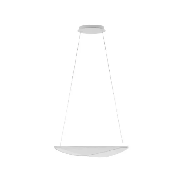 Stilnovo Deckenleuchten-Diphy Pendelleuchte, 76 cm, Phasenanschnitt, weiß