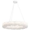 Stilnovo Deckenleuchten-Honey Pendelleuchte, rund, 110 cm, weiß