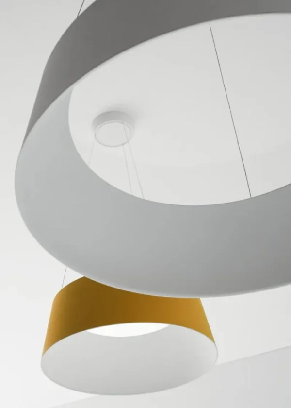 Stilnovo Deckenleuchten-Oxygen Pendelleuchte, 56 cm, weiß