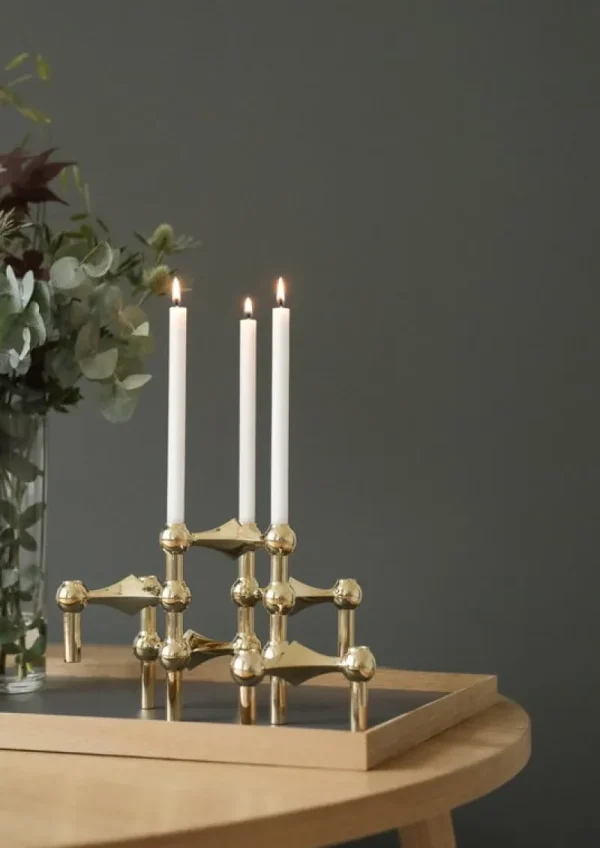 Iittala Kerzen Und Kerzenhalter-STOFF Copenhagen Kegelkerzen STOFF Nagel, 12 Stück